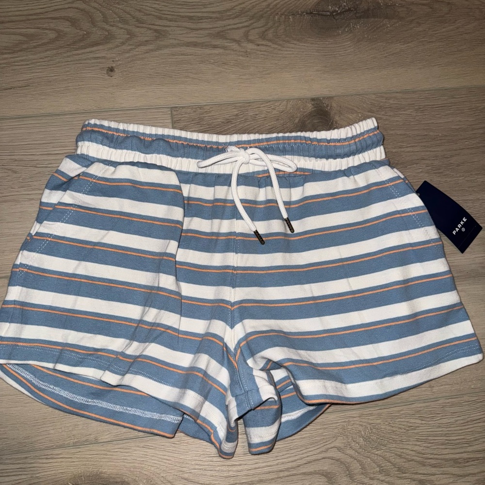 Light blue and Orange Parke x Target Shorts